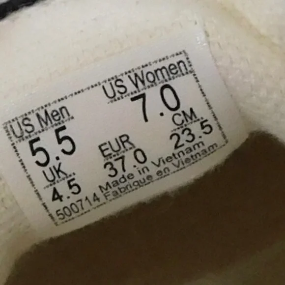 Vans Women's Floral Slip-On Shoes - Red and Blue - Picture 9 of 12